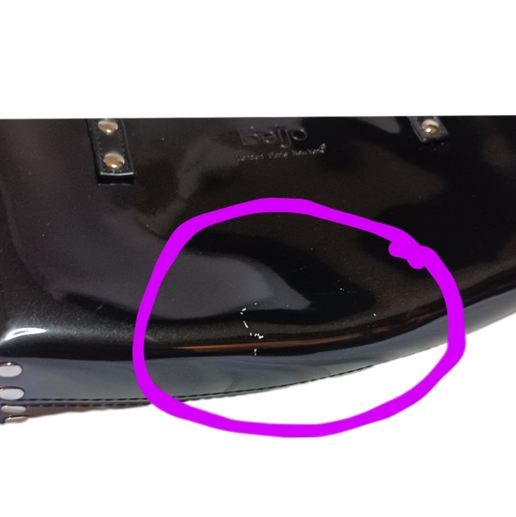 Beijo Black patent purse SKUW36 - Picture 11 of 14